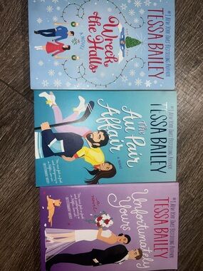 Tessa Bailey Holiday & Romance Paperback Book Set
